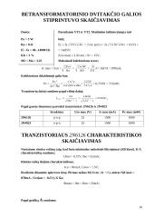 Žemo dažnio galios stiprintuvas bei jo parametrai 10 puslapis