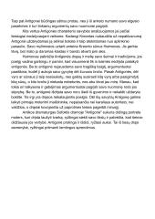 Literatūrinis Antigonės paveikslas Sofoklio dramoje "Antigonė" 2 puslapis