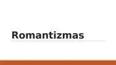 Romantizmo epocha Europoje