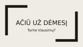 Užklasinio skaitymo atsiskaitymas 10 puslapis