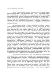 Kuo individui ir tautai svarbi laisvė?