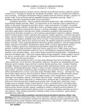 Gamtos vaidmuo Lietuvos rašytojų kūryboje