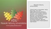 Vytauto Didžiojo universitetas arba VDU 5 puslapis
