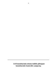 Konstitucinė kontrolė Lietuvoje: dabartis ir perspektyvos 18 puslapis