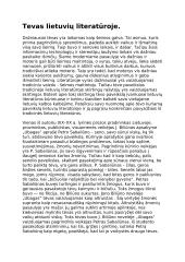 Tėvas lietuvių literatūroje
