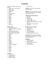 Pasaulio sąsiauriai, uostai, lygumos, žemumos ir t.t 6 puslapis