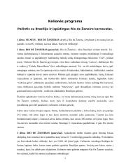  Kelionės į Braziliją organizavimas 8 puslapis