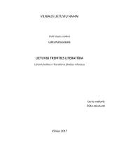 Lietuvių tremties literatūra