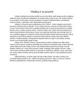 Maištas ir jo prasmė