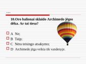 Archimedo jėga ir jos veikimas 19 puslapis