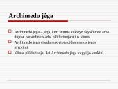 Archimedo jėga ir jos veikimas 4 puslapis