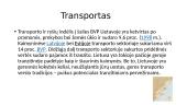 Transportas, tranzito paslaugos  3 puslapis