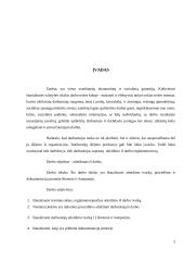 Atleidimo iš darbo tvarka,  taikomos procedūros, dokumentacija IĮ "Ramunė ir kompanija" 3 puslapis