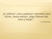 A. Mickevičiaus „Vėlinių“ II dalis  8 puslapis