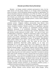 Benamio paveikslas lietuvių literatūroje (Biliūnas, Tumas-Vaižgantas)