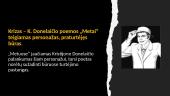 K. Donelaičio poemos „Metai“ personažas Krizas 2 puslapis