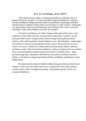 Kuo yra naudingas sielos alkis?