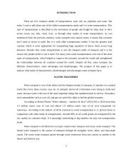 Advantages and disadvantages of water transportation. 2 puslapis