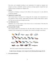 Advantages and disadvantages of water transportation. 5 puslapis