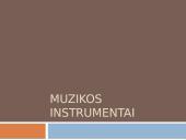 Muzikos instrumentai ir jų istorija