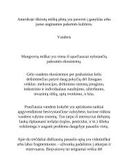 Biologinės įvairovės išsaugojimas Žemėje 11 puslapis
