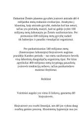 Biologinės įvairovės išsaugojimas Žemėje 4 puslapis