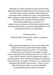 Biologinės įvairovės išsaugojimas Žemėje 7 puslapis