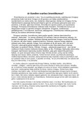 Ar šiandien svarbus žmogiškumas?