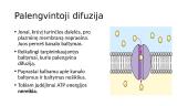 Plazminė membrana ir medžiagų pernaša 8 puslapis