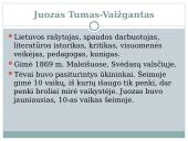 Juozas Tumas-Vaižgantas. Biografija ir kūrybos bruožai  3 puslapis