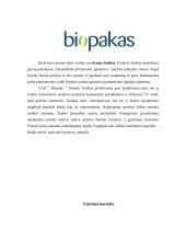 Dviejų pasirinktų firminių stilių lyginamoji analizė: UAB "Biopakas" ir AB "Akvija" 3 puslapis