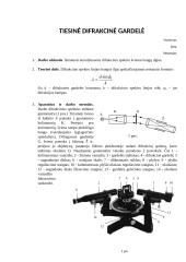 Tiesinė difrakcinė gardelė (praktinis darbas) 2 puslapis