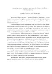 Kaip i6laikyti tautinę tapatybę?