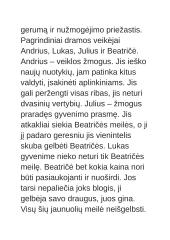 Kodėl svarbu ginti savo žmogiškąją vertę? (Homeras, Žemaitė, Grušas) 9 puslapis