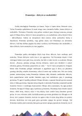 Prometėjas didvyris ar nusikaltėlis kalbėjimo tema