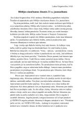 Biblijos siunčiamos žinutės 21a. jaunuoliams