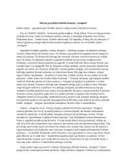 Moterų paveikslai Sofoklio dramoje "Antigonė" 2 puslapis