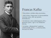 Francas Kafka "Metamorfozė" kūrinio pristatymas 4 puslapis