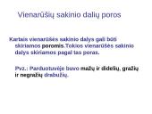 Vientisinis sakinys ir jo skyryba 13 puslapis