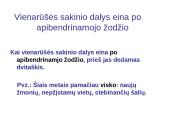 Vientisinis sakinys ir jo skyryba 15 puslapis