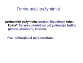 Vientisinis sakinys ir jo skyryba 20 puslapis