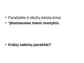 Vientisinis sakinys ir jo skyryba 7 puslapis