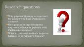 The effectivness of physiotherapy treatment on balance in persons with Parkinson’s disease 4 puslapis