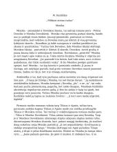 Monikos paveikslas M.Katiliškio ,,Miškais ateina ruduo''