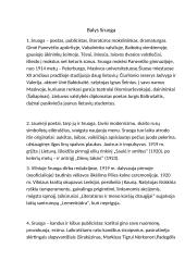 Balio Sruogos pagrindiniai faktai