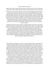 Kokios vertybės man artimos?