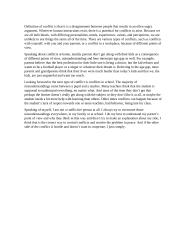 Definition of conflict