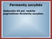 Fermentai kaip biologiniai katalizatoriai 8 puslapis