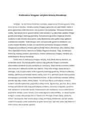 Amžinosios žmogaus vertybės lietuvių literatūroje