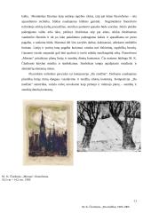 Kūrybinio darbo aprašas „Visas menas yra gamtos imitacija...“ 9 puslapis